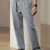 Pantalon Ample à Taille Élastique et Cordon