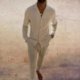 Ensemble Chemise Col Revers et Pantalon