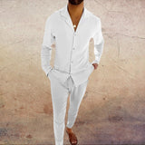 Ensemble Chemise Col Revers et Pantalon