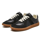 Baskets Homme en Cuir à Lacets