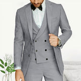 Costume Homme Trois Pièces avec Nœud Papillon