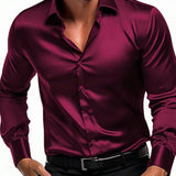 Chemisier Élégant Blanc Homme