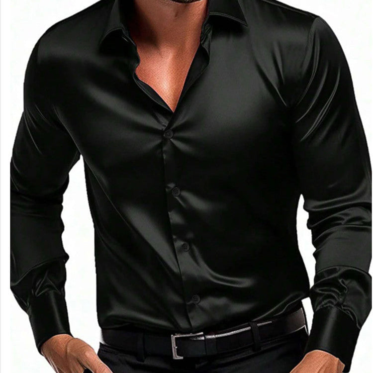Chemisier Élégant Blanc Homme