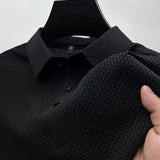Polo Maille Texturée à Col Classique