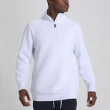 Sweat Col Montant Zippé Coupe Minimaliste