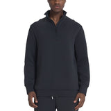 Sweat Col Montant Zippé Coupe Minimaliste