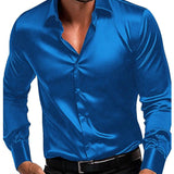 Chemisier Élégant Blanc Homme