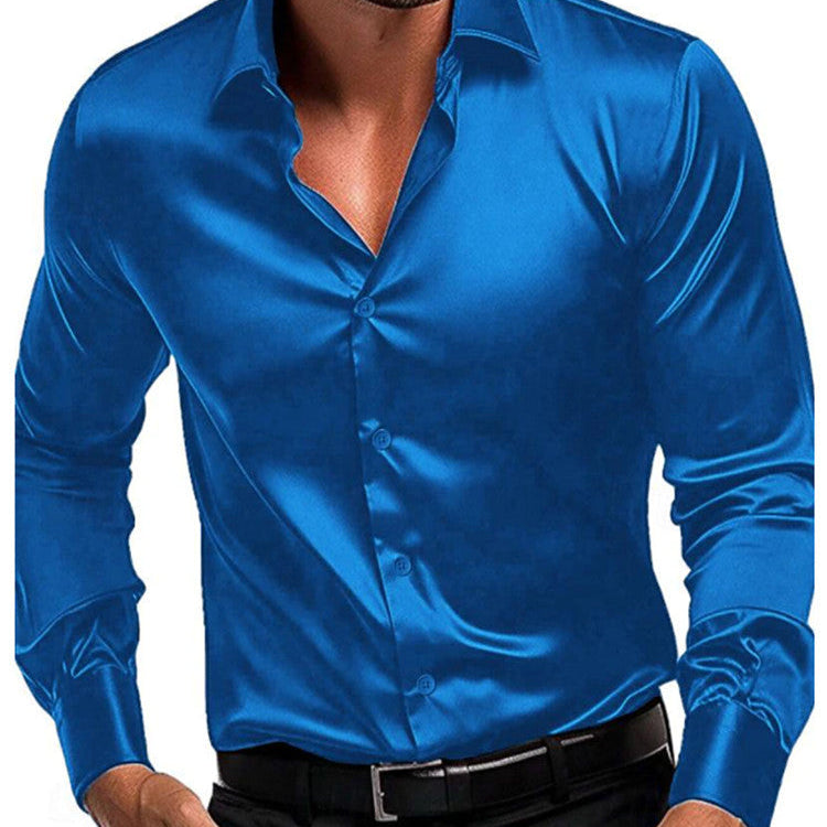 Chemisier Élégant Blanc Homme