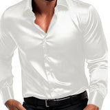 Chemisier Élégant Blanc Homme