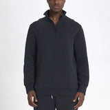 Sweat Col Montant Zippé Coupe Minimaliste