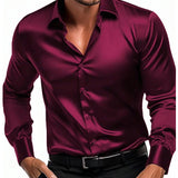 Chemisier Élégant Blanc Homme
