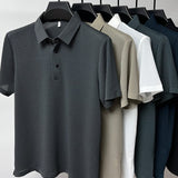 Polo Maille Texturée à Col Classique