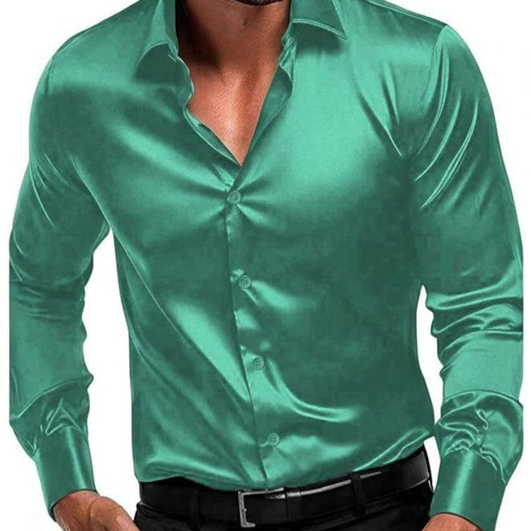 Chemisier Élégant Blanc Homme