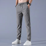 Pantalon Cargo Fuselé à Taille Élastique