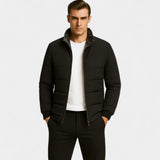 Doudoune homme coton hiver – Col montant doublé fourrure