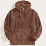 Sweat à Capuche Texturé en Maille