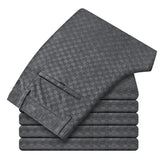Pantalon Texturé à Motif Géométrique Discret