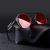 Lunettes de soleil homme monture métal double pont polarisées