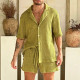 Ensemble Texturé Chemise et Short