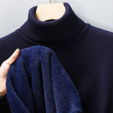 Pull Homme Col Roulé en Maille