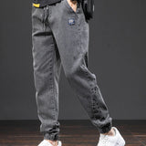 Jean Jogger Ample à Chevilles Resserrées
