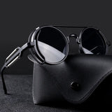 Lunettes de soleil homme monture métal double pont polarisées