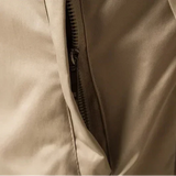 Blouson bomber homme zippé à bords côtelés