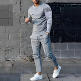 Ensemble T-Shirt Manches Longues et Pantalon