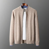 Cardigan Homme Zippé en Maille Fine