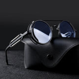 Lunettes de soleil homme monture métal double pont polarisées