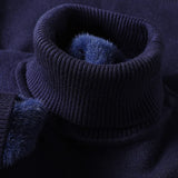 Pull Homme Col Roulé en Maille