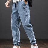 Jean Jogger Ample à Chevilles Resserrées