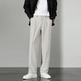Pantalon Large à Pinces Style Minimaliste