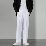 Pantalon Large à Pinces Style Minimaliste