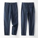 Costume deux-pièces homme en lin et coton