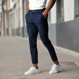 Pantalon Fuselé Urbain à Coupe Ajustée