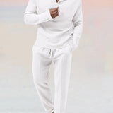 Ensemble Texturé Henley et Pantalon