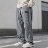 Pantalon Homme en Velours Côtelé à Cordon