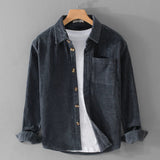 Chemise Homme en Velours Côtelé