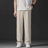 Pantalon Large à Pinces Style Minimaliste