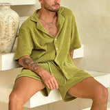 Ensemble Texturé Chemise et Short