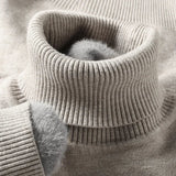 Pull Homme Col Roulé en Maille