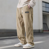 Pantalon Homme en Velours Côtelé à Cordon