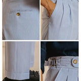 Pantalon Habillé Taille Haute à Pinces