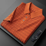 Polo Texturé à Motif Vertical