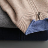 Cardigan Homme Zippé en Maille Fine