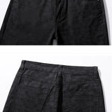 Pantalon à Carreaux Fuselé Style Contemporain