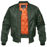 Blouson aviateur homme matelassé à bords côtes