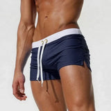 Short de Bain Homme à Cordon