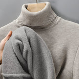 Pull Homme Col Roulé en Maille